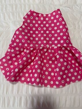 Dog dress with rhinestones size Small